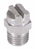 High pressure flat spray